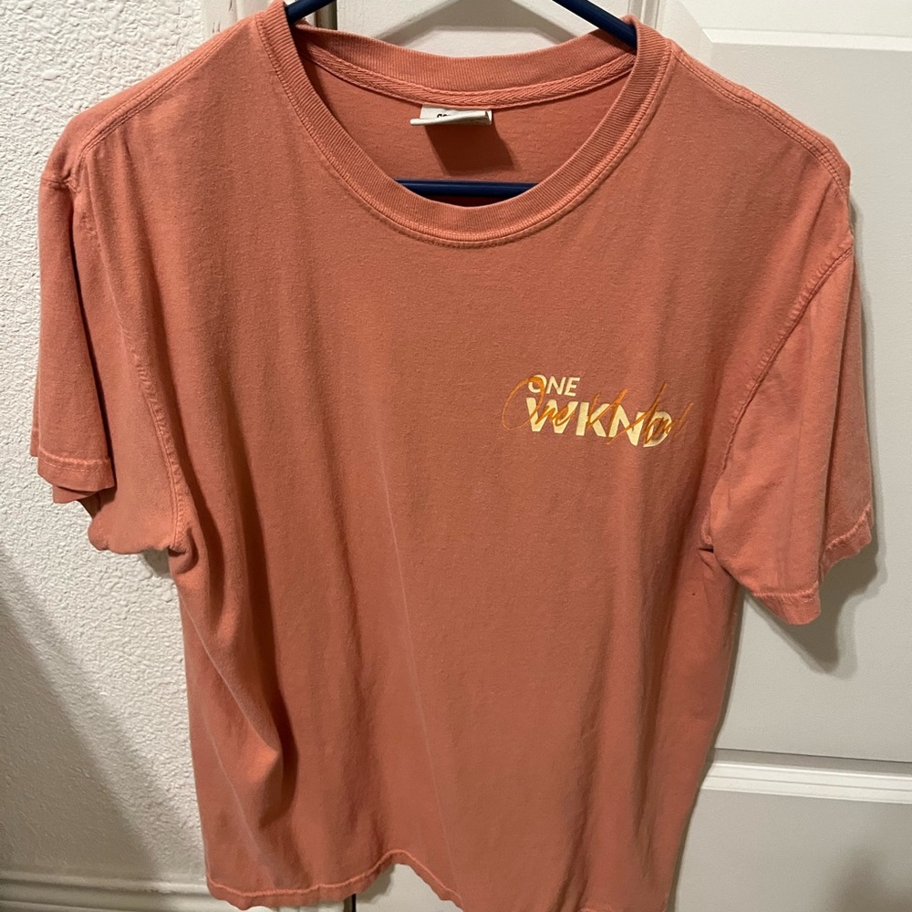 t shirt with print on it.